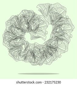 Abstract floral background