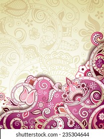 Abstract Floral Background