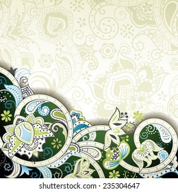 Abstract Floral Background
