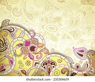 Abstract Floral Background