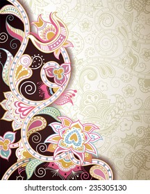 Abstract Floral Background