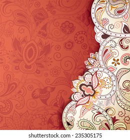 Abstract Floral Background