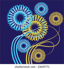 abstract floral background