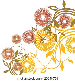 abstract floral background