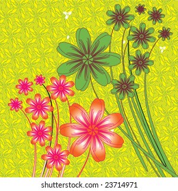 abstract floral background