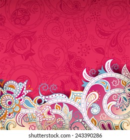 Abstract Floral Background