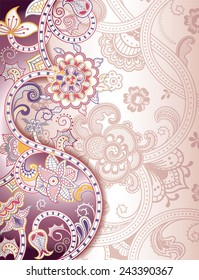 Abstract Floral Background
