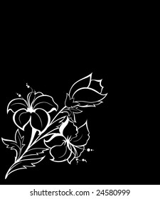 Abstract floral background