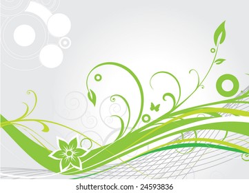 abstract floral background