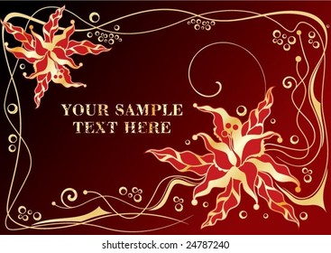 abstract floral background