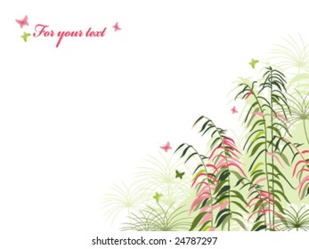 Abstract floral background