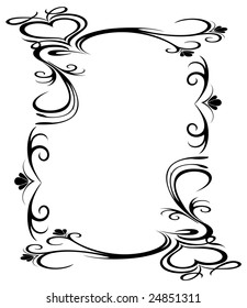 Abstract floral background
