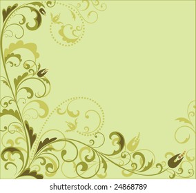 Abstract floral background