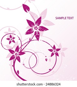 Abstract floral background