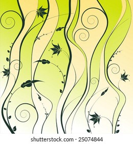 Abstract floral background