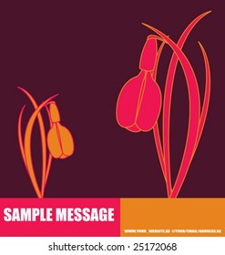 Abstract Floral Background