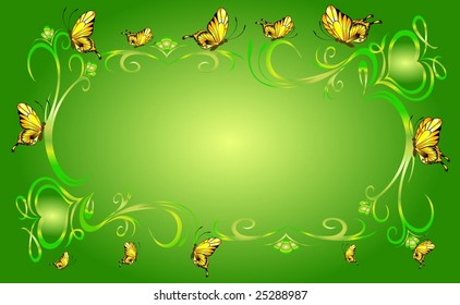 Abstract floral background