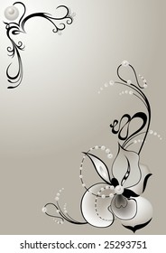 Abstract floral background