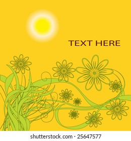 abstract floral background