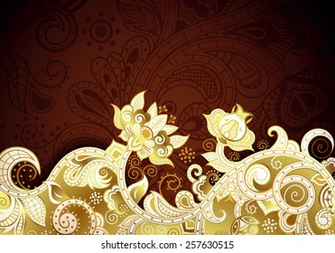 Abstract Floral Background