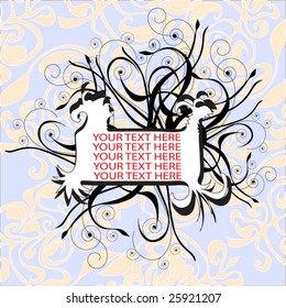 abstract floral background