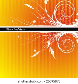 Abstract floral background