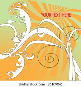 abstract floral background