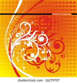 Abstract floral background