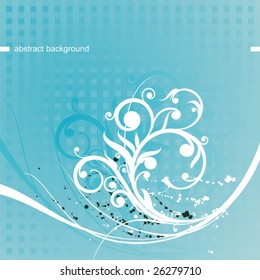 Abstract floral background
