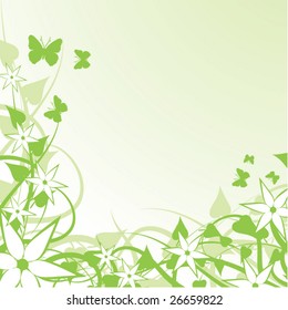 abstract floral background