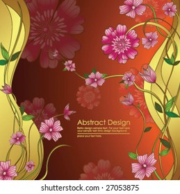 abstract floral background