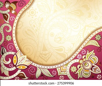 Abstract Floral Background