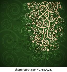 Abstract floral background