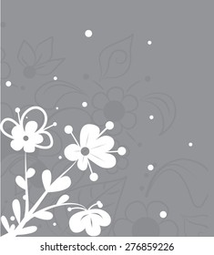 Abstract floral background