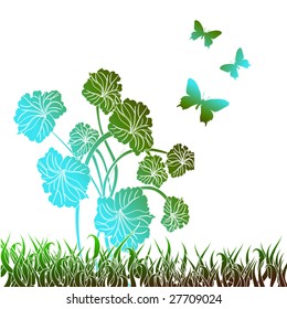 abstract floral background