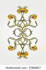 Abstract floral background