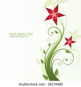 abstract floral background
