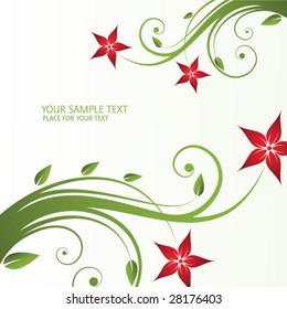 abstract floral background