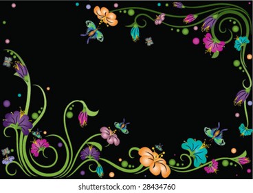 abstract floral background
