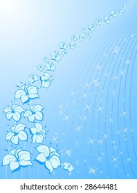 Abstract floral background