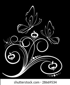 Abstract floral background