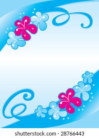 Abstract floral background