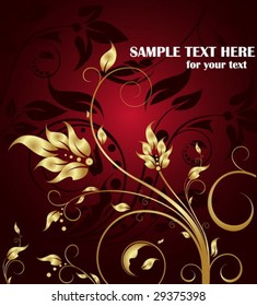 Abstract floral background