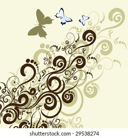 abstract floral background