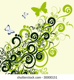 abstract floral background