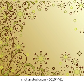 Abstract floral background