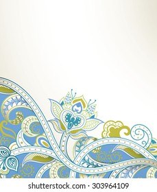 Abstract Floral Background