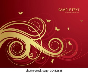 abstract floral background