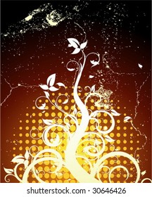 Abstract floral background