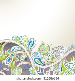 Abstract Floral Background